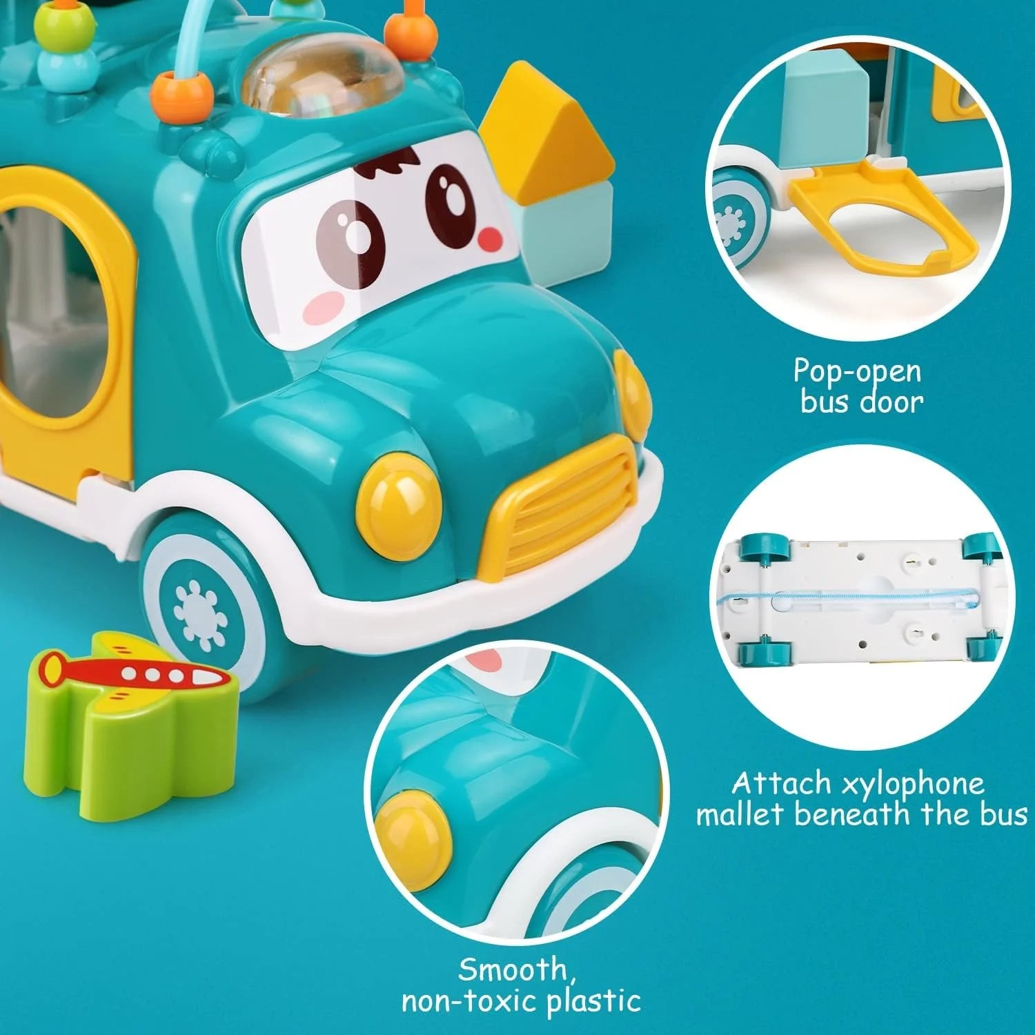 AUTOBUS DIDACTICO YE2104022/HE8040 BABY KAYS - Image 4