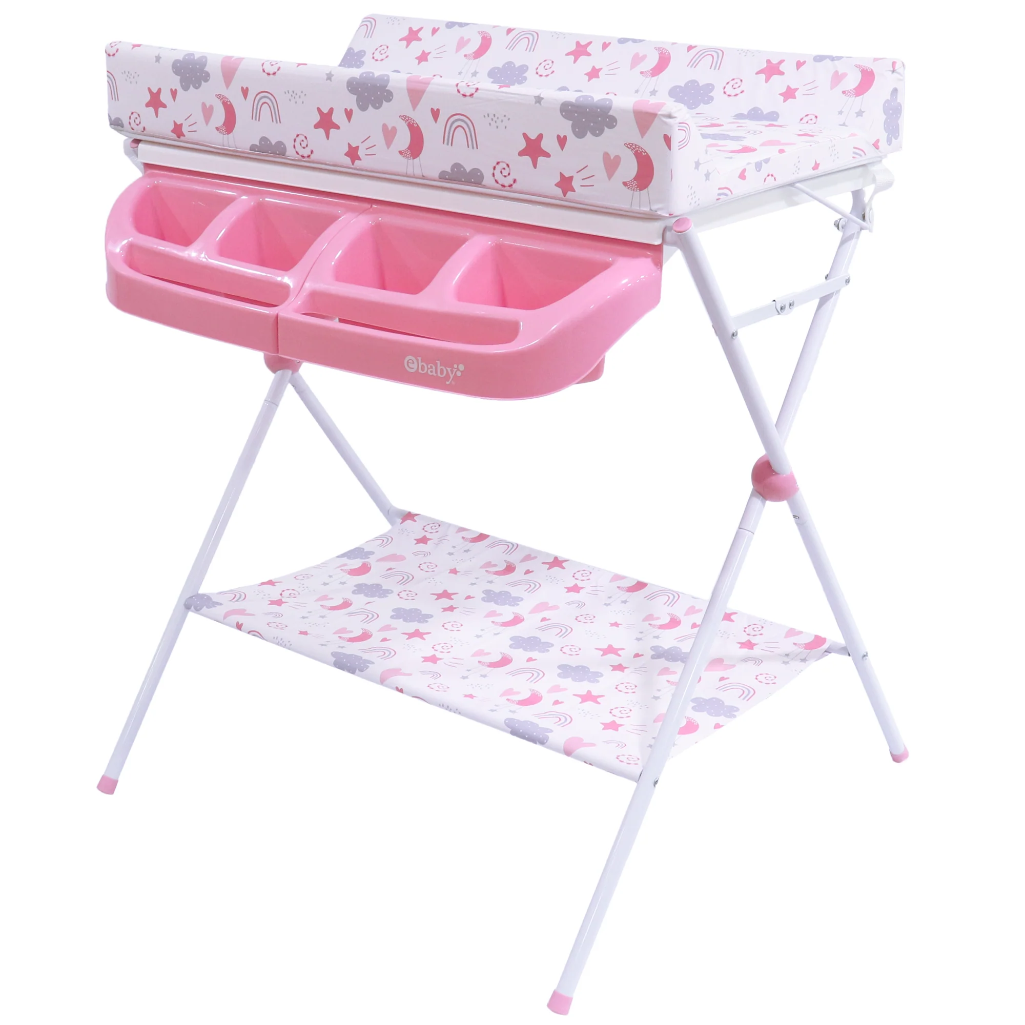 Bañera Cambiador Maxi Eb830-1 Ebaby Rosado - Image 3