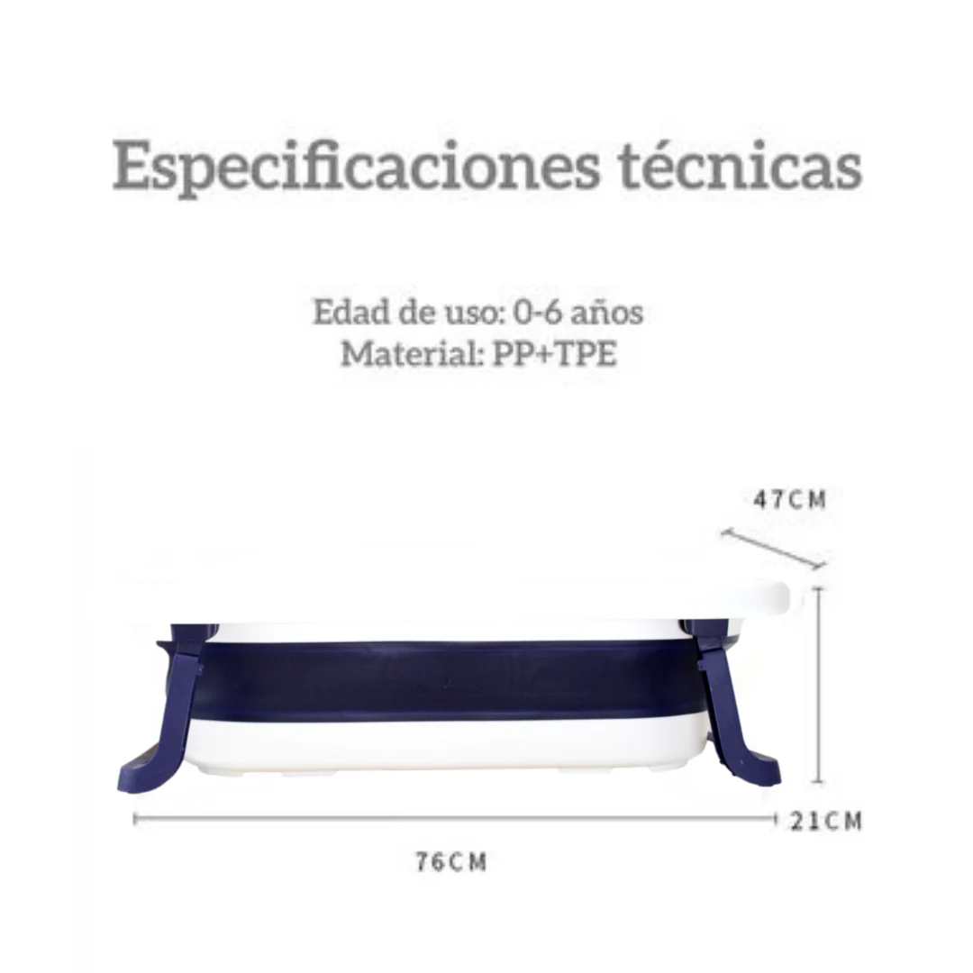 BAÑERA PLEGABLE ESTAMPADA, GOMA DE ALTA RESISTENCIA 190 MUNBE - Image 9