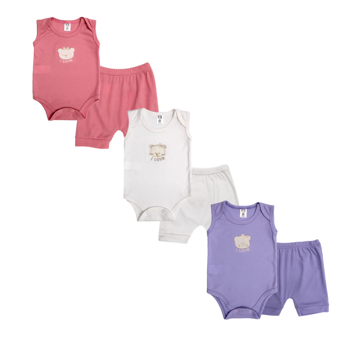 BODY + SHORT X3 10699 FOR BABY - Image 8