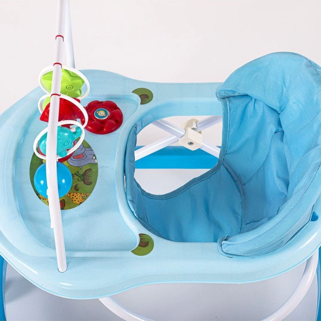 CAMINADOR PARA BEBÉ CON JUGUETES COLGANTES Y-W641 MUNBE AZUL - Image 3