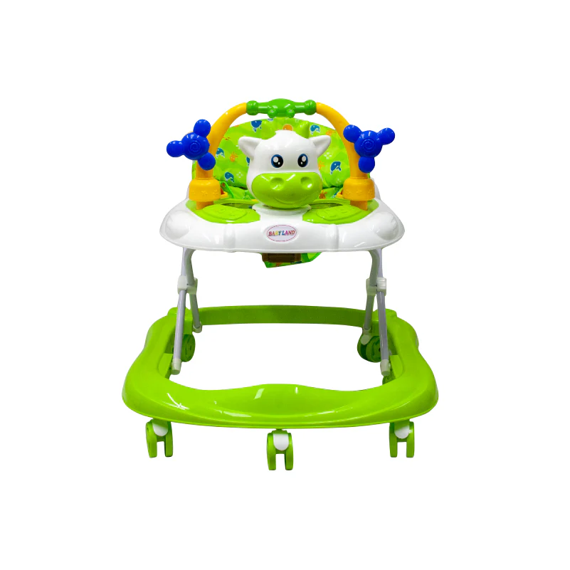 CAMINADOR CON DISEÑO DE VAQUITA Y JUGUETES INTERACTIVOS Y-W5002 MUNBE VERDE - Image 2