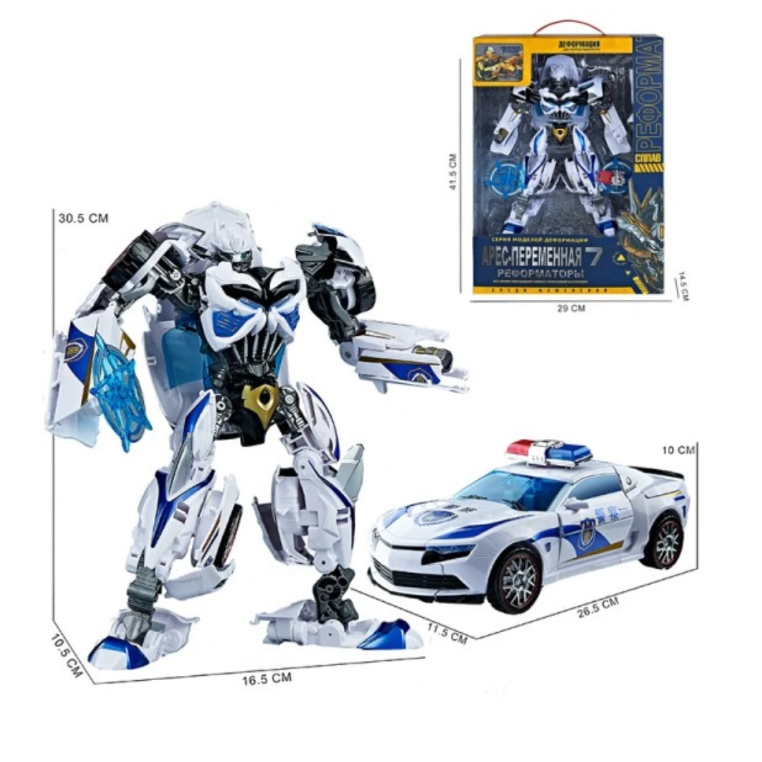 CARRO TRANSFORMER POLICIA W8836B STB - Image 3