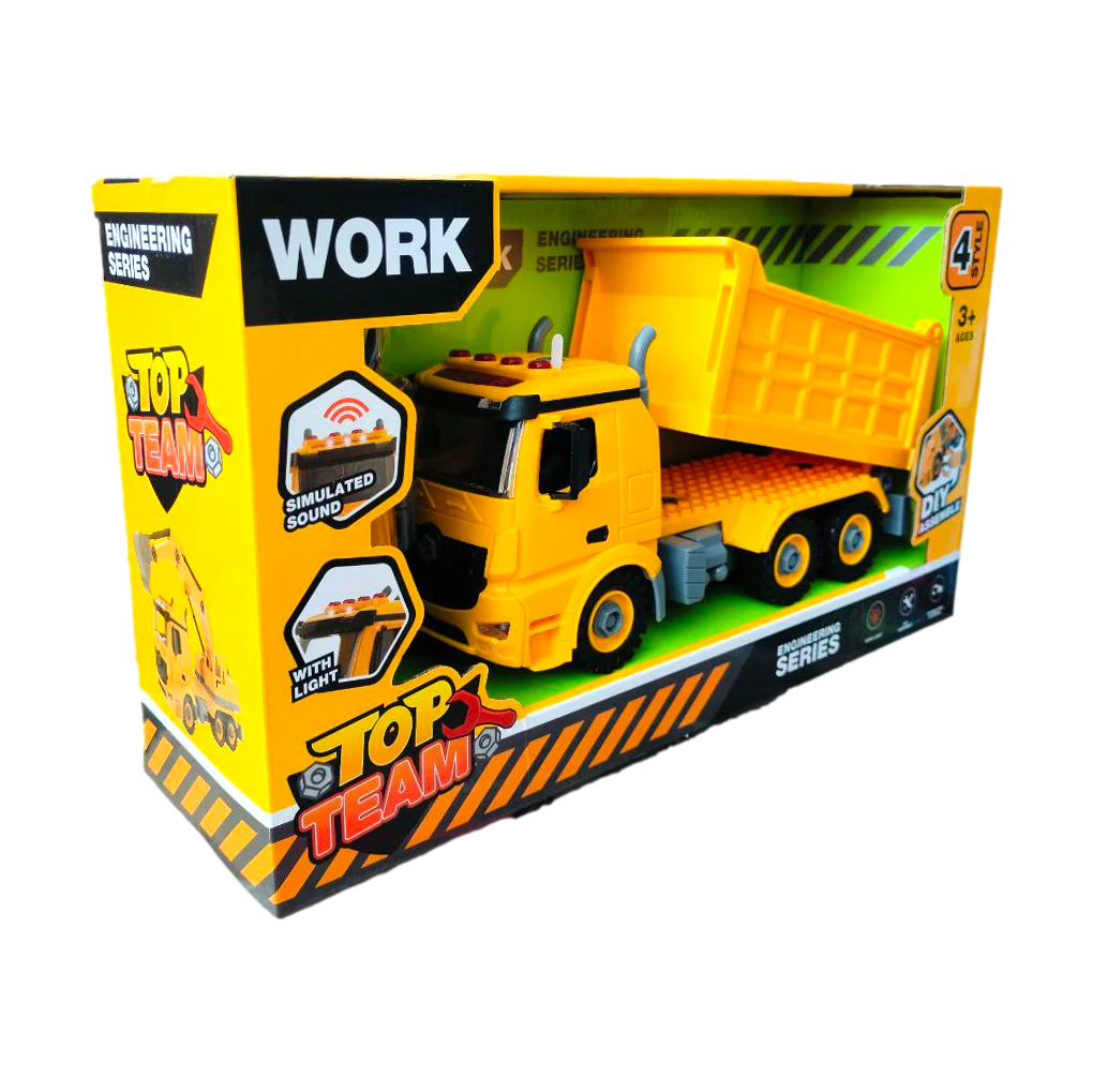 CARRO VOLQUETA ¡DIVERSIÓN Y AVENTURA PARA LOS PEQUEÑOS CONSTRUCTORES! SG-2294 MUNBE - Image 9