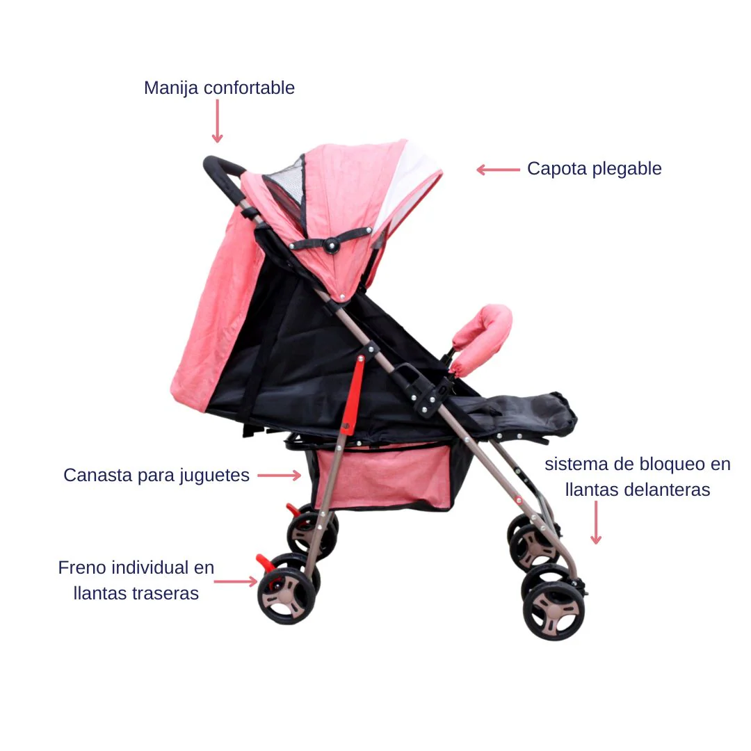 COCHE 666P BABY KAYS ROJO - Image 2