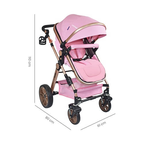 Coche Alizze Cs Happy Baby Rosado - Image 5