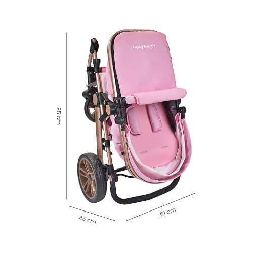 Coche Alizze Cs Happy Baby Rosado - Image 7