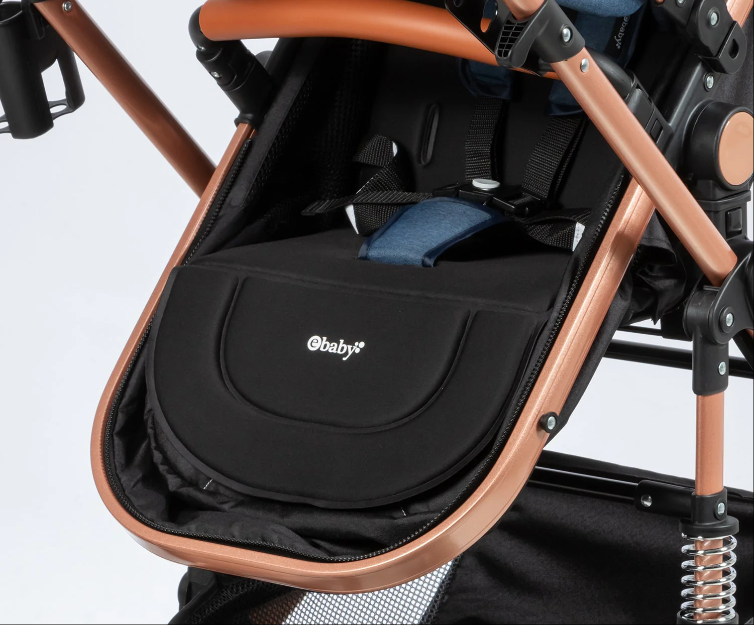 Coche Cuna Moisés de lujo SAGIRA EB156 Negro Ebaby - Image 3