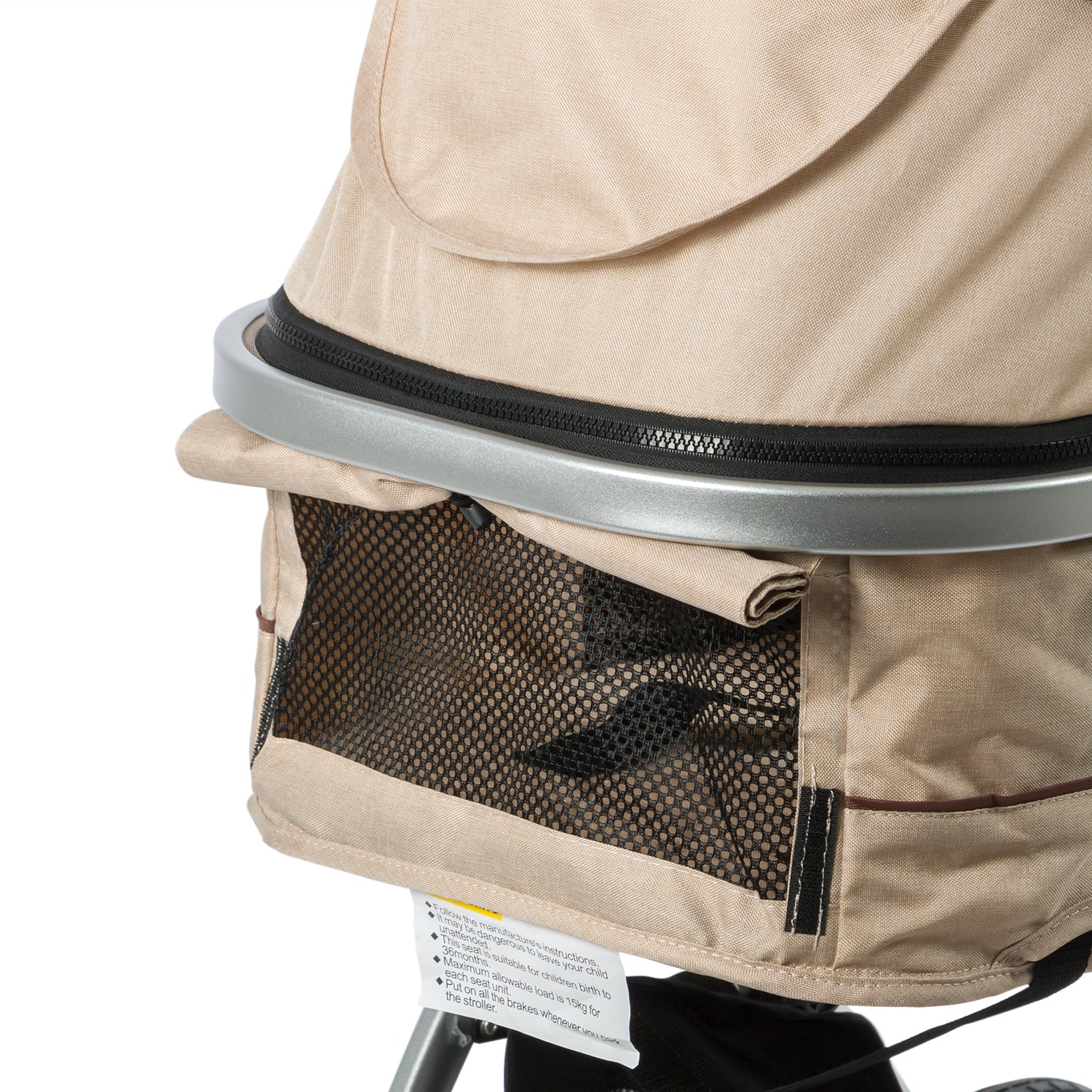 COCHE CUNA MOISES RONDA EB135 BEIGE EBABY - Image 11