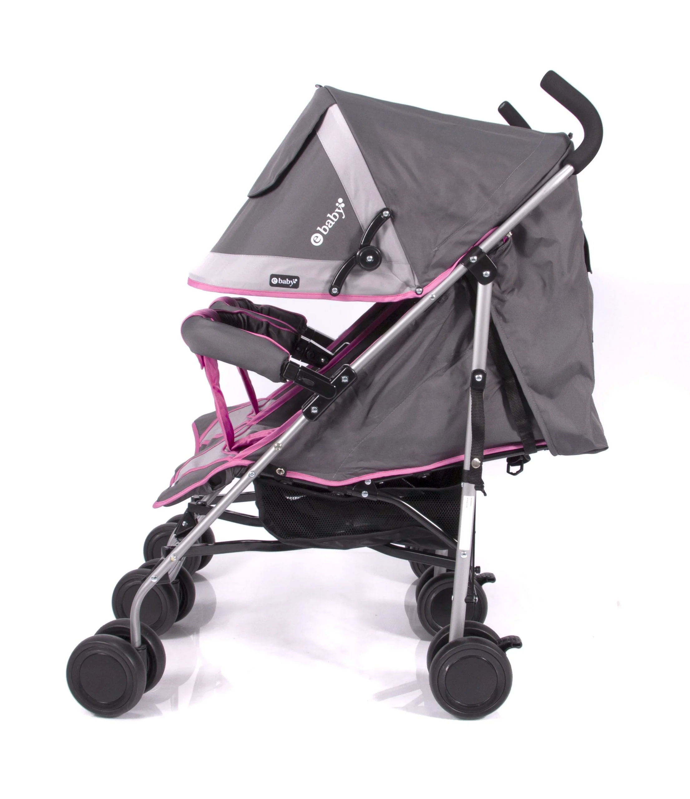 Coche Gemelar Dantero Eb1264 Ebaby Rosado - Image 2