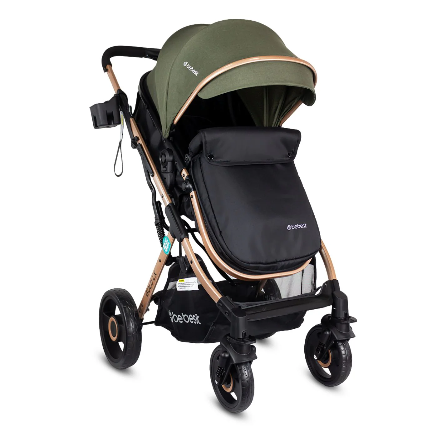 COCHE GOLD LX QB321 - VERDE BEBESIT