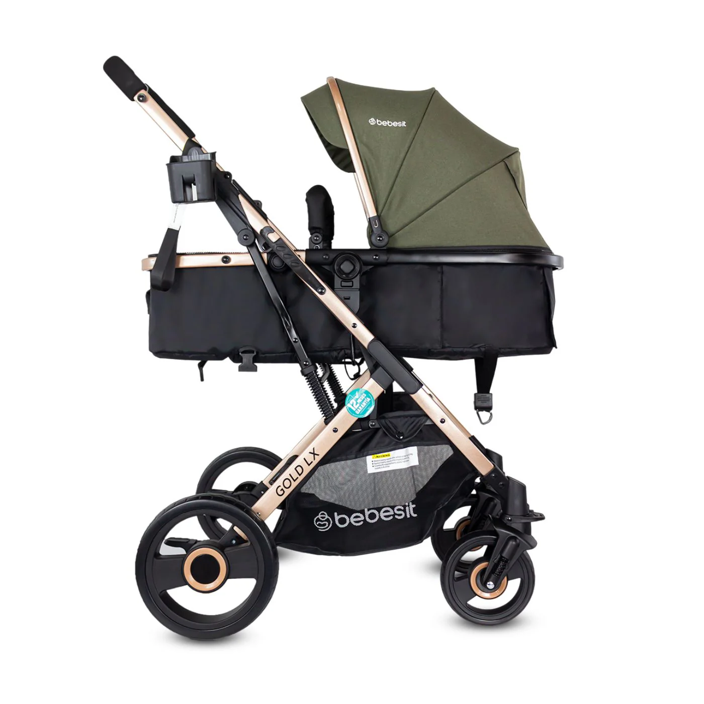 COCHE GOLD LX QB321 - VERDE BEBESIT - Image 2