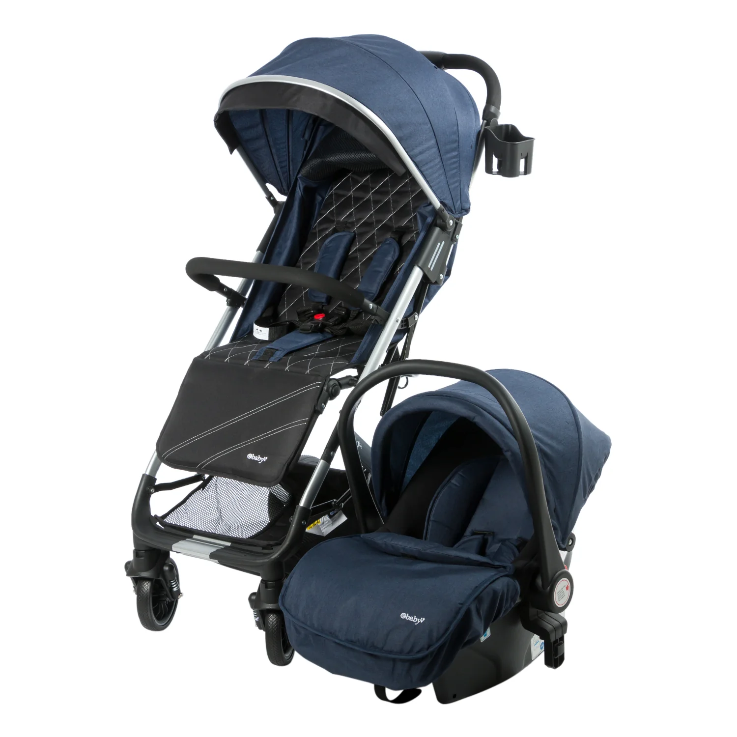COCHE MALETA URBAN WAY EB136 AZUL EBABY - Image 3