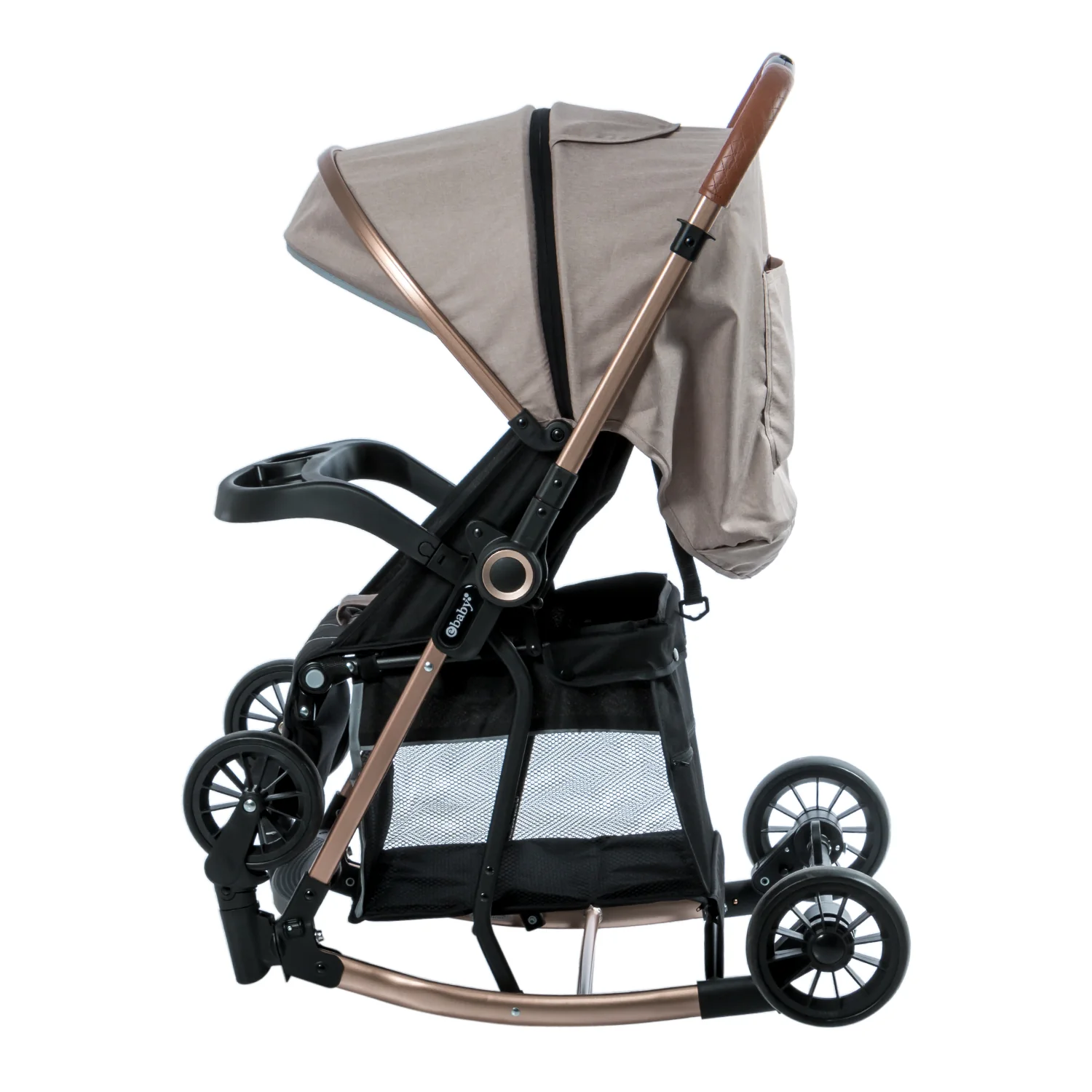 COCHE MECEDORA BOUNCY EB116 BEIGE EBABY - Image 4