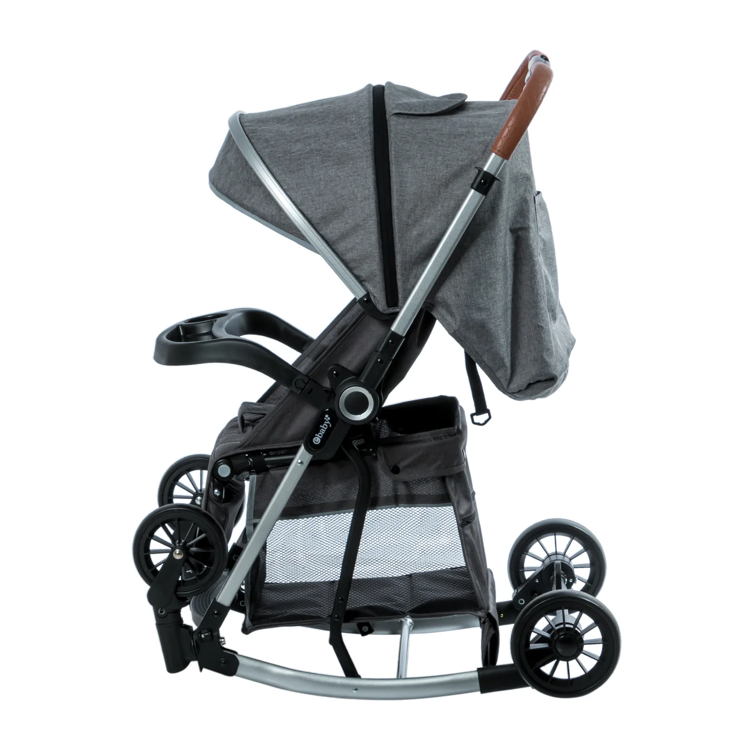 COCHE MECEDORA BOUNCY EB116 GRIS OSCURO EBABY - Image 3