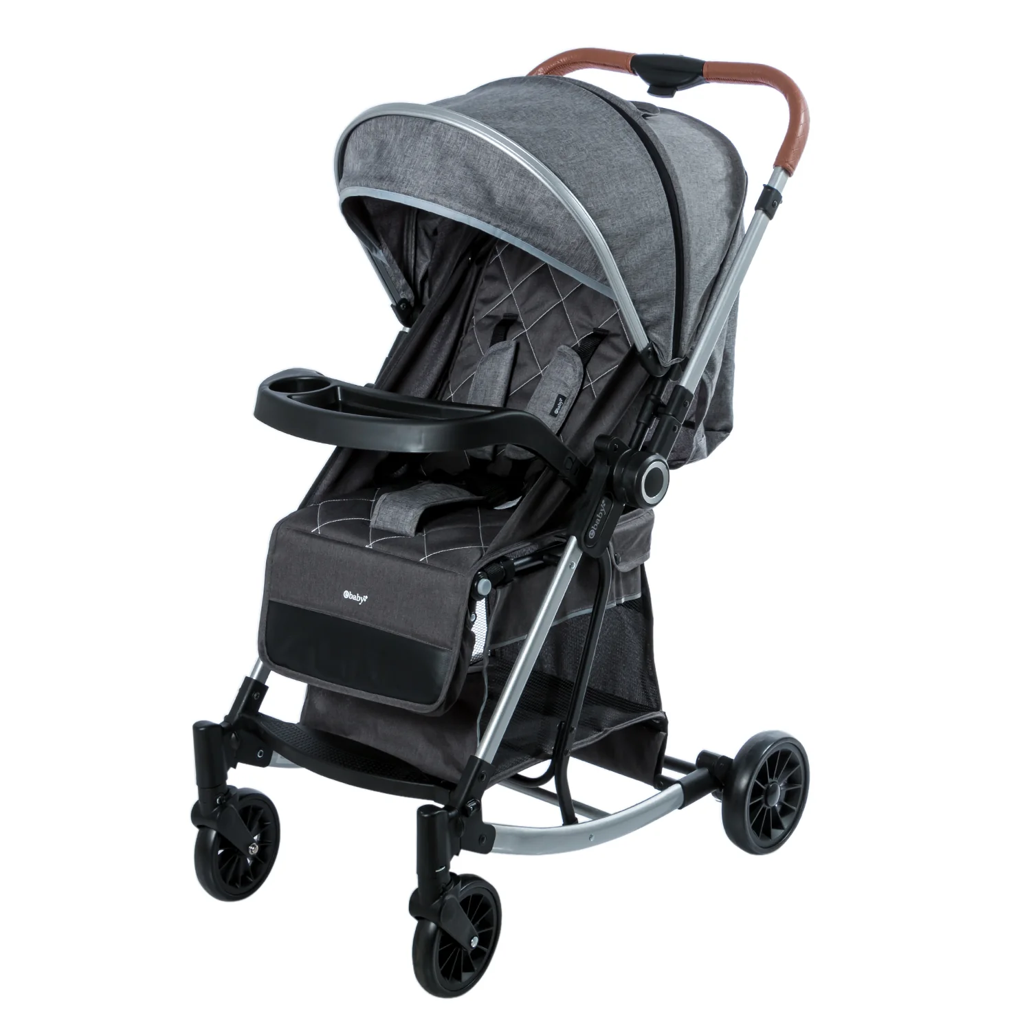 COCHE MECEDORA BOUNCY EB116 GRIS OSCURO EBABY - Image 4