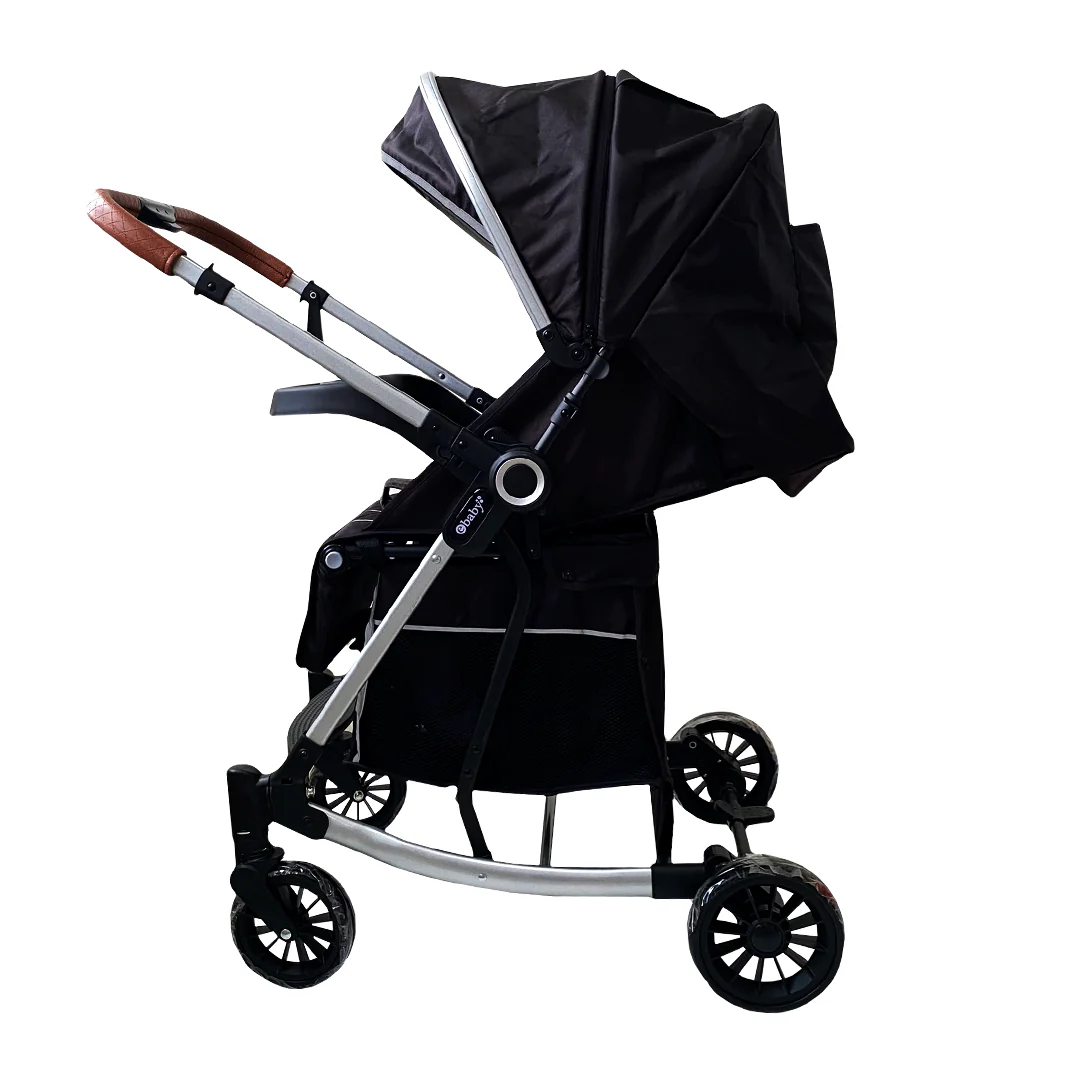 COCHE MECEDORA BOUNCY EB116 NEGRO EBABY - - Image 3