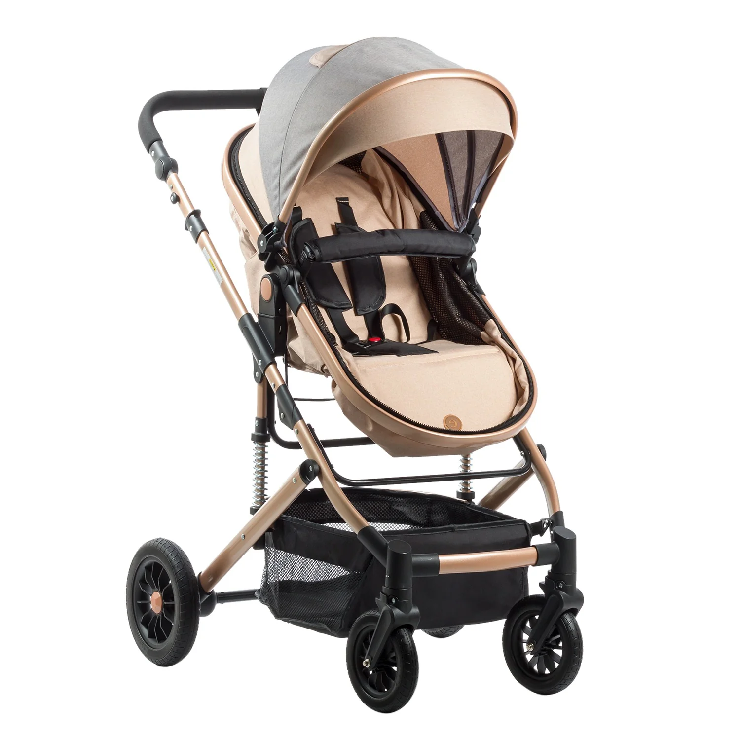 COCHE MOISES COMFORT EB147 BEIGE EBABY - Image 4
