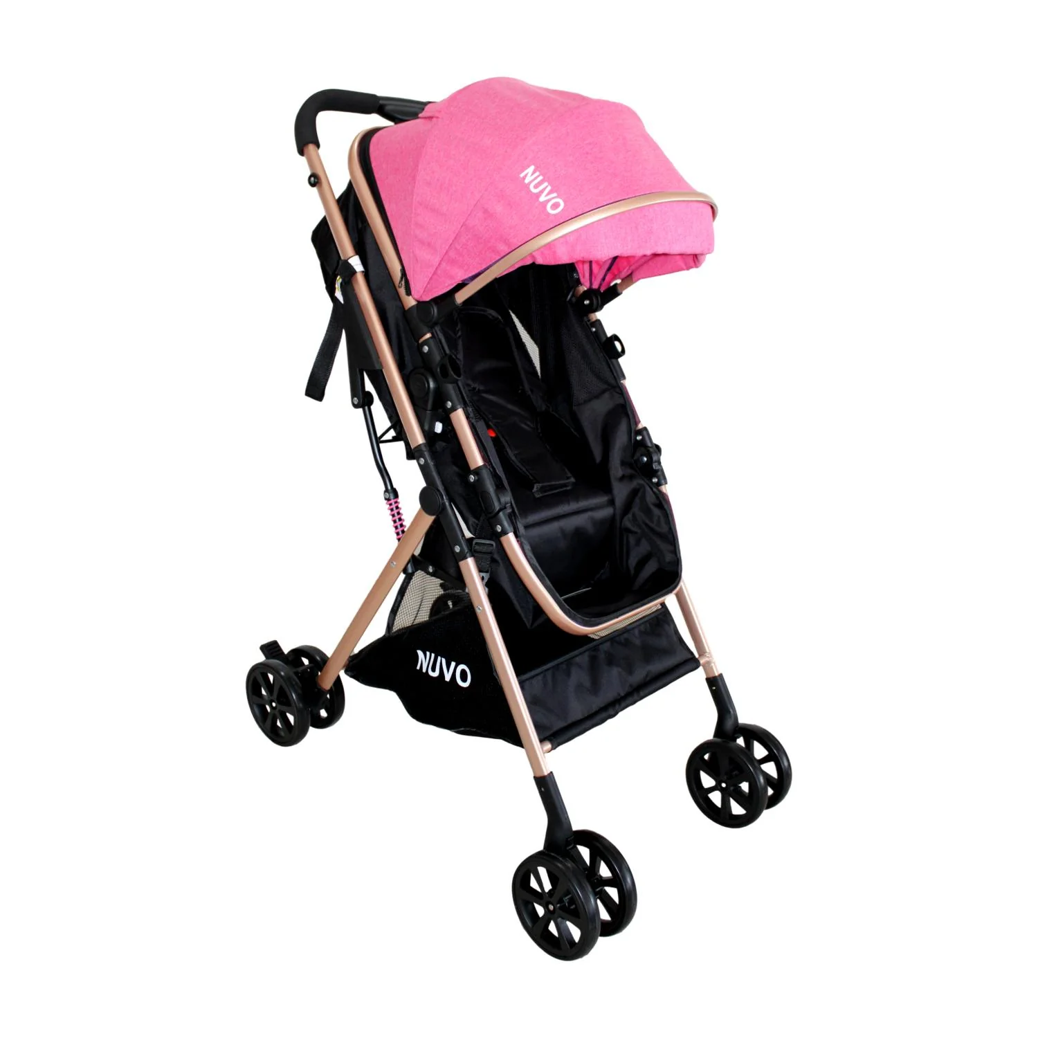 COCHE MOISES NUVO BEBESITOS FUCSIA