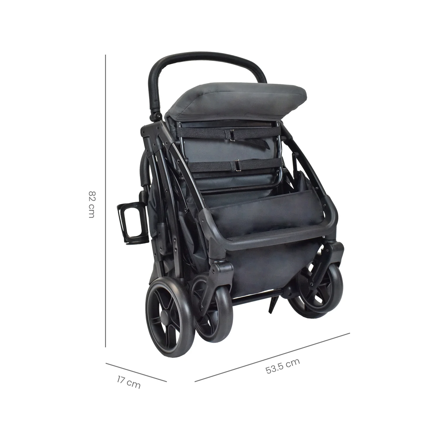 COCHE PARA BEBÉ ESTÁNDAR NOVA GRIS PRIORI - Image 5