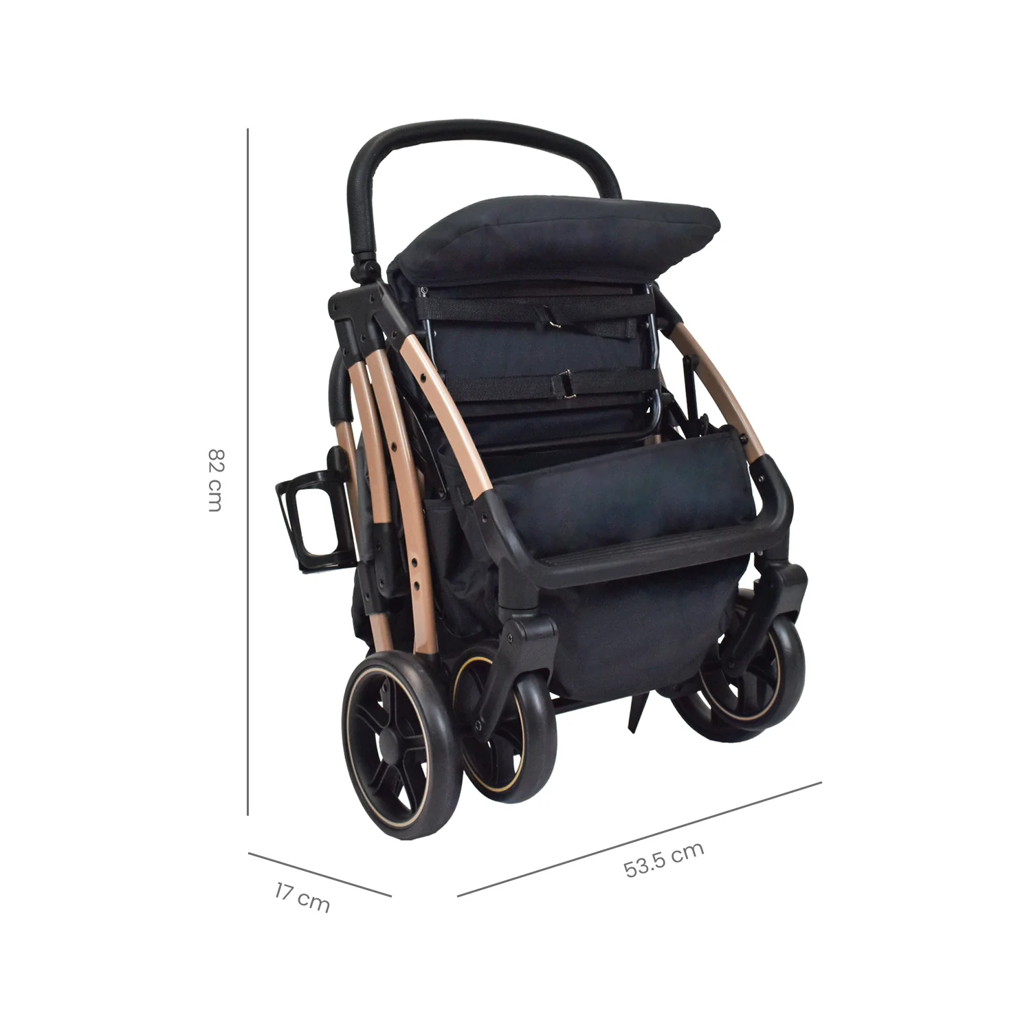 COCHE PARA BEBÉ ESTÁNDAR NOVA NEGRO PRIORI - Image 6