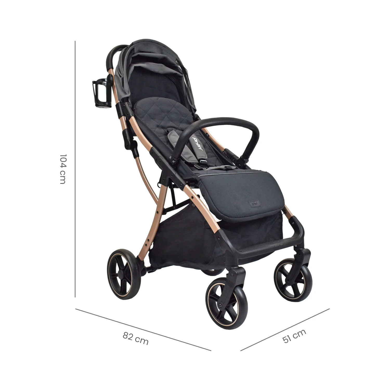 COCHE PARA BEBÉ ESTÁNDAR NOVA NEGRO PRIORI - Image 7