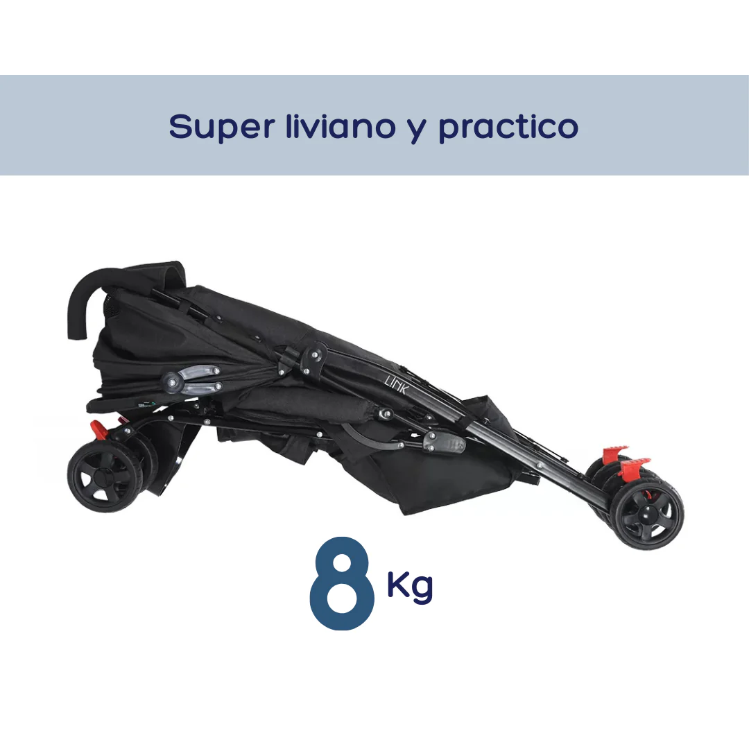 COCHE PASEADOR 808D CURITY NEGRO - Image 4