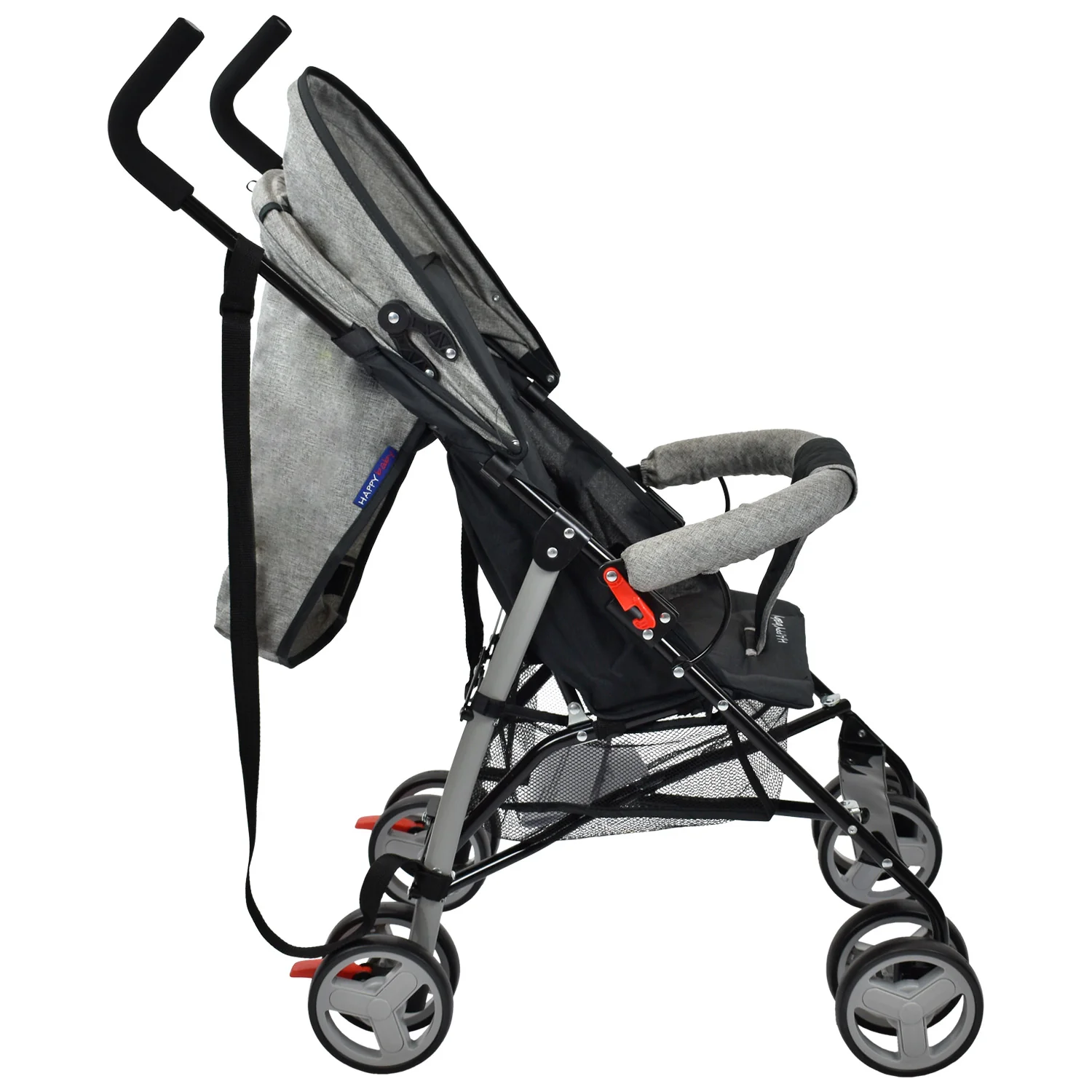 COCHE PASEADOR FUTURE GRIS HAPPY BABY - Image 5