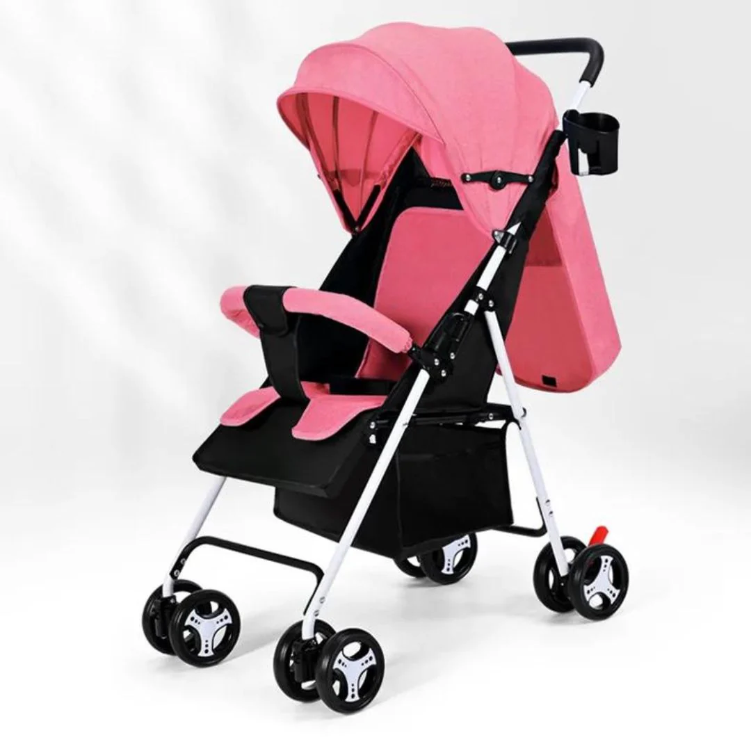 COCHE PASEADOR T016 BABY KAYS ROSADO - Image 2