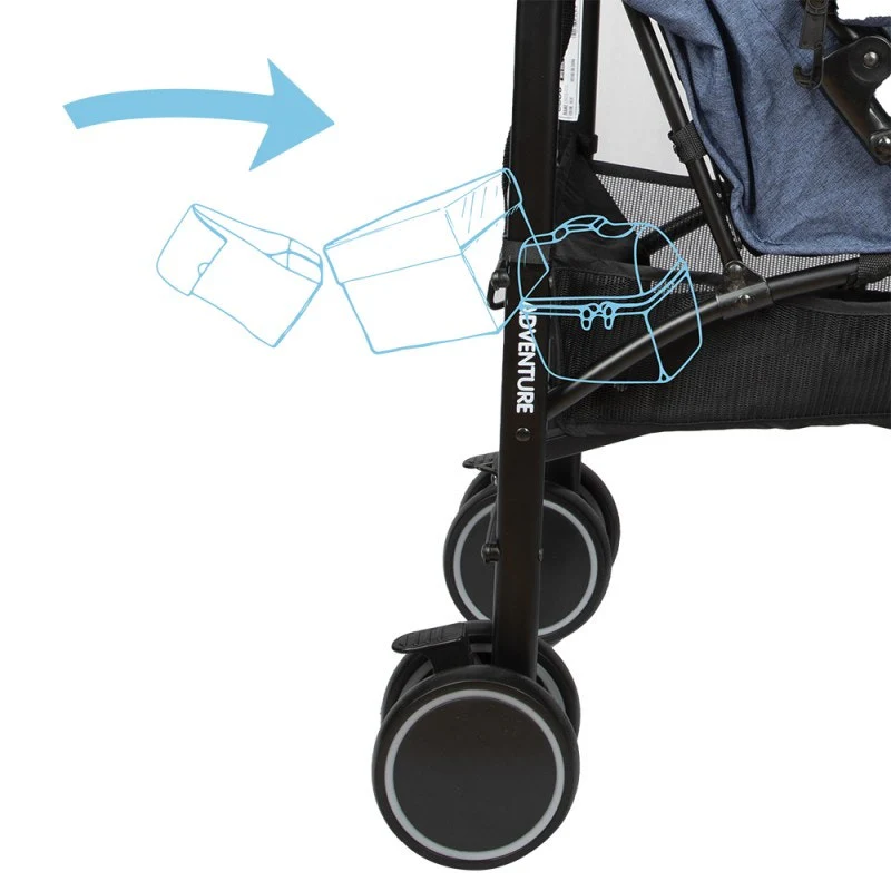 COCHE PASEO ADVENTURE D5012 INFANTI BLUE - Image 6