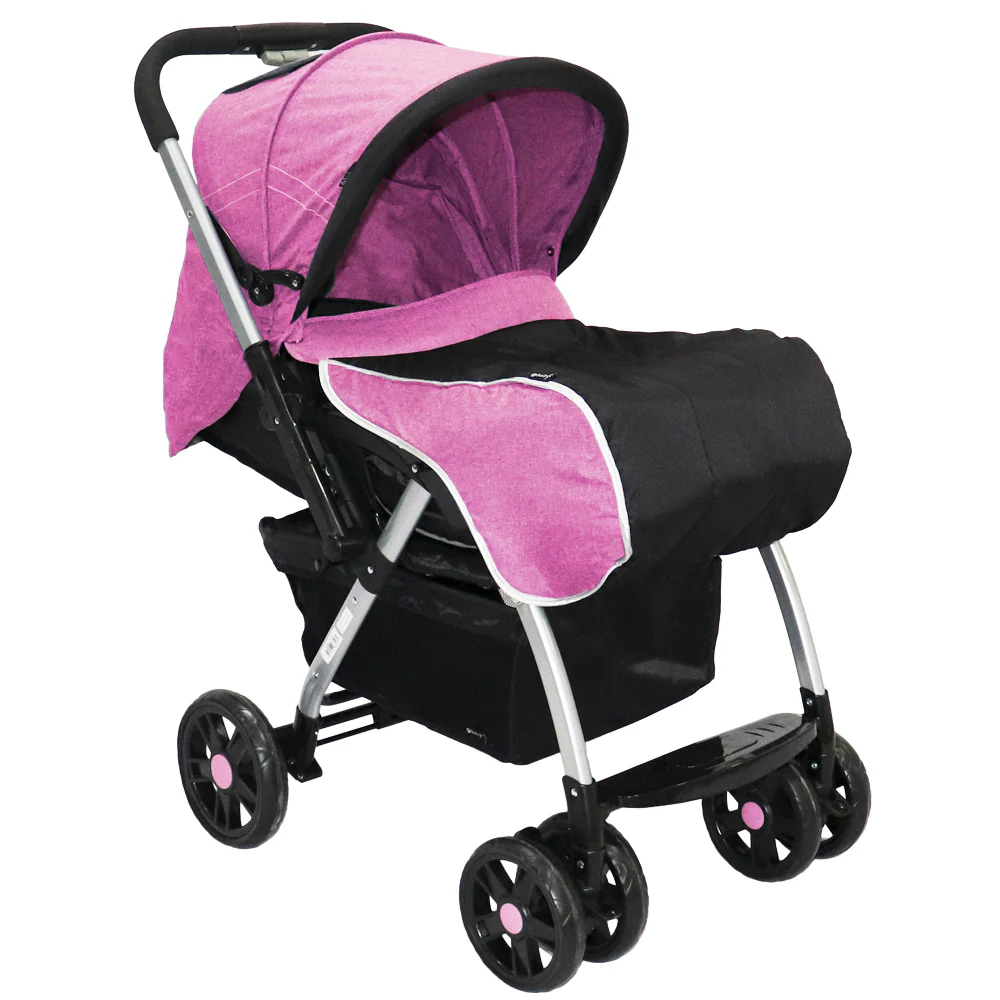 COCHE PASEO ROSSY EB1130 ROSADO EBABY - Image 4
