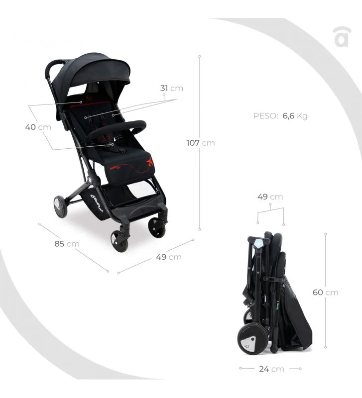 Coche Stroller Flight 18588 Asalvo - Image 9