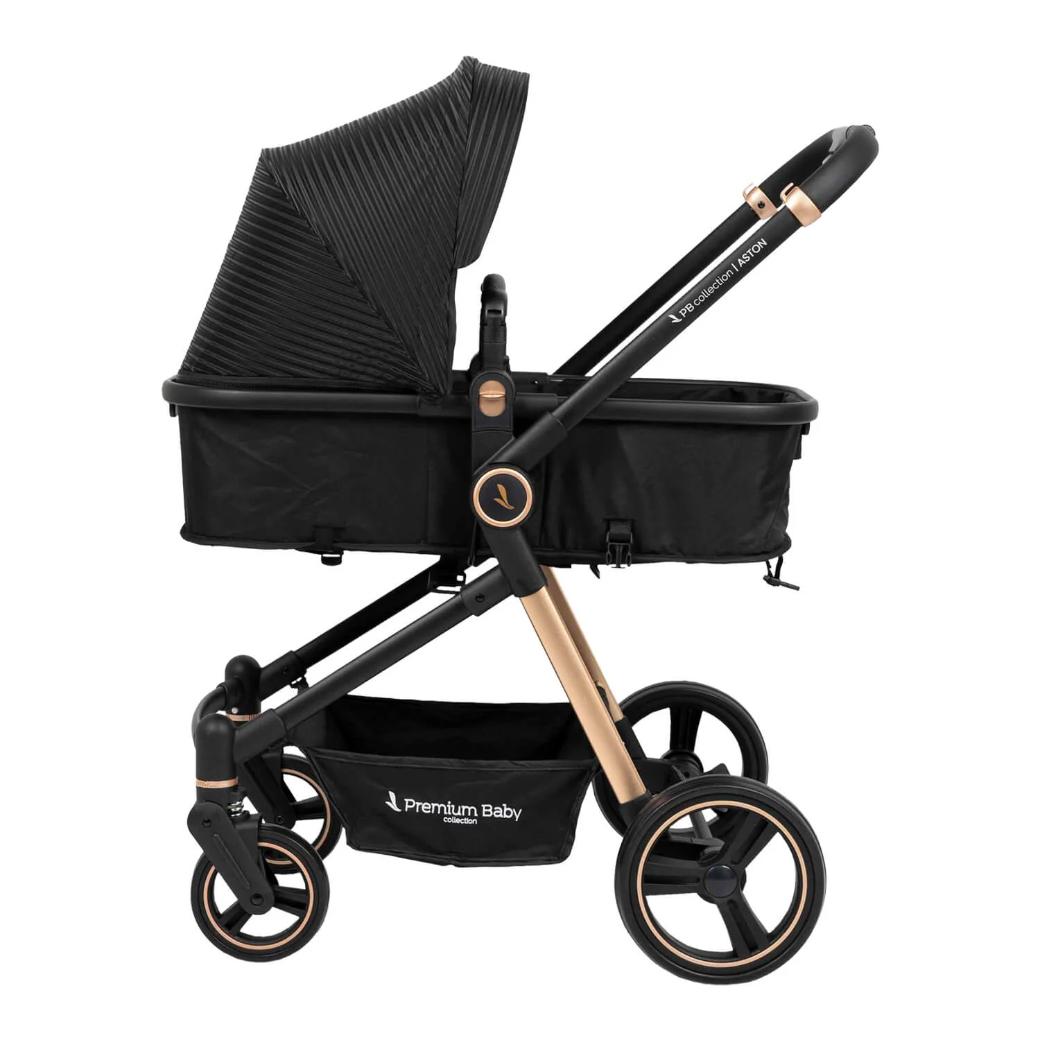 COCHE TIPO CUNA ASTON PREMIUM BABY NEGRO - Image 2