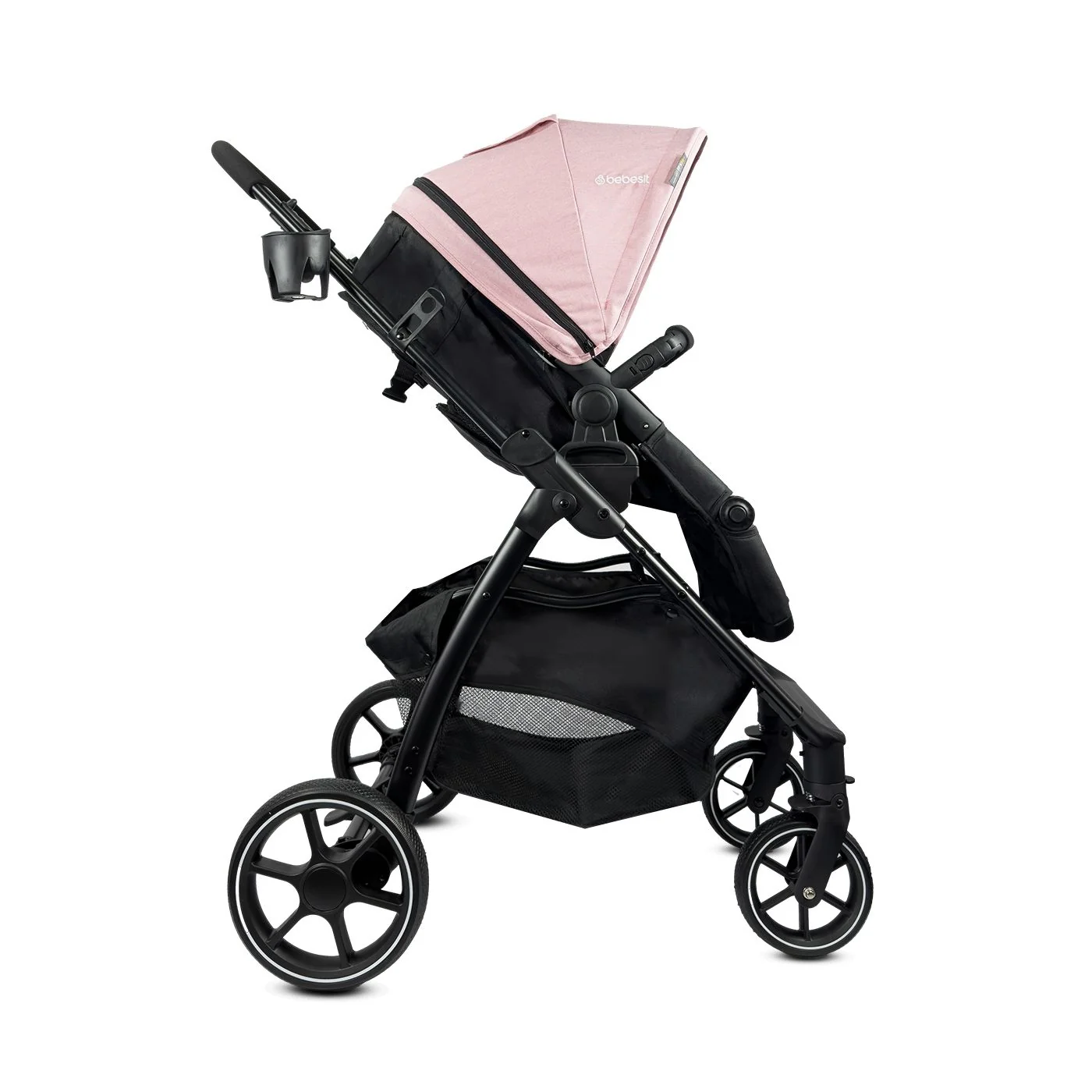 COCHE TRAVEL SYSTEM ALFA ROSADO BEBESIT - Image 4