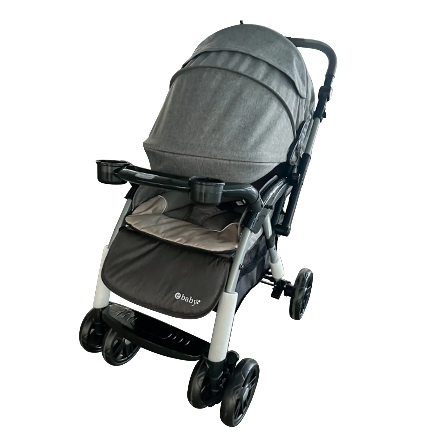 COCHE TRAVEL SYSTEM BRAVIAR GRIS EB1092-1 EBABY - Image 3