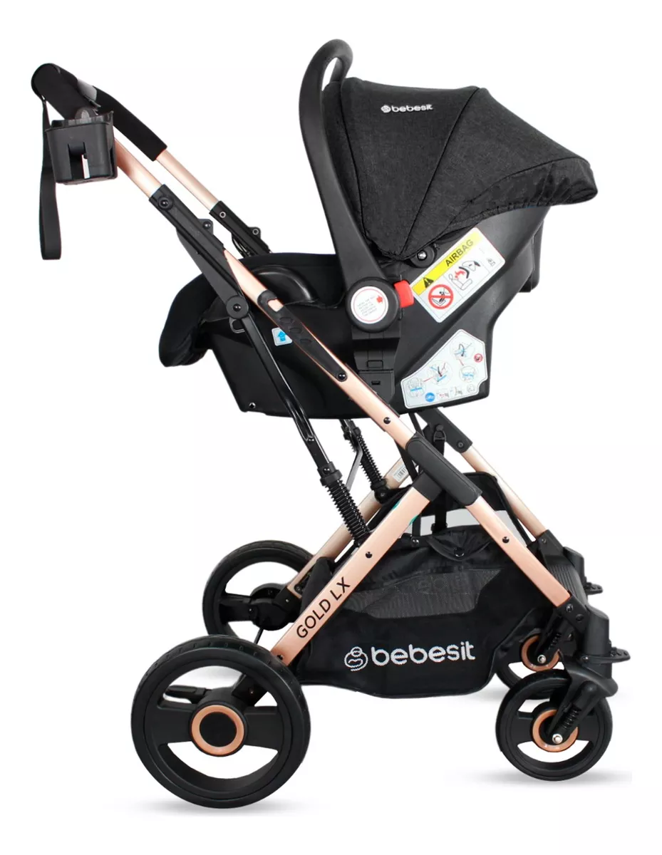 COCHE TRAVEL SYSTEM GOLD LX TS619 BEBESIT NEGRO- - Image 5