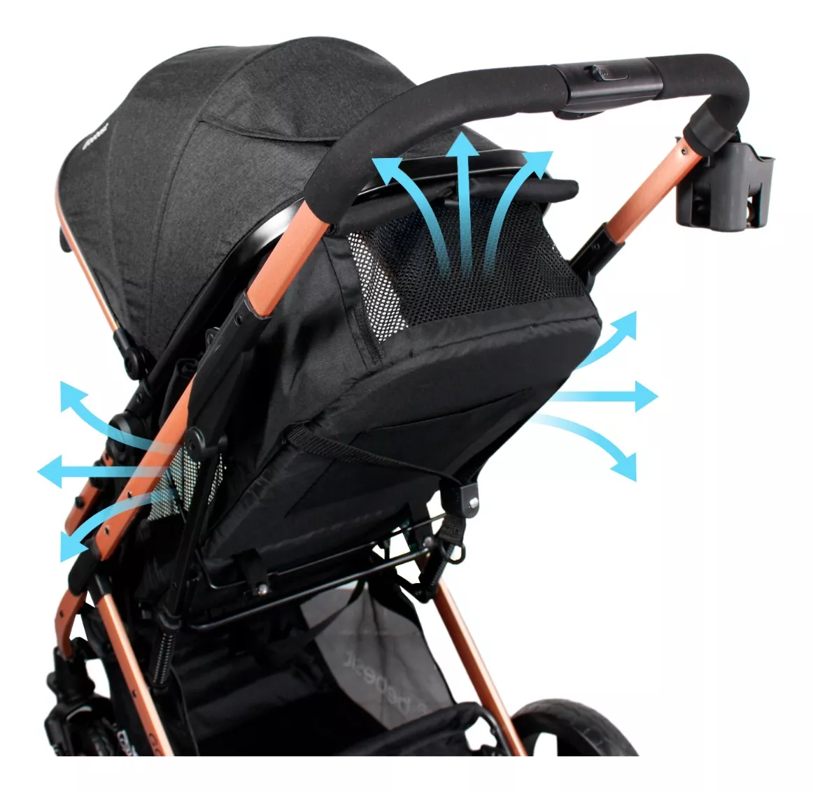 COCHE TRAVEL SYSTEM GOLD LX TS619 BEBESIT NEGRO- - Image 6
