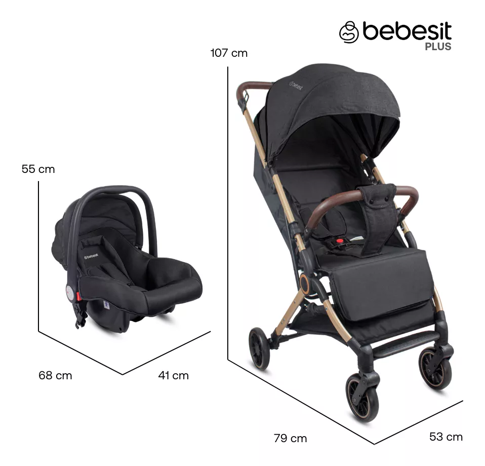 COCHE TRAVEL SYSTEM MICRO JCTSX5 NEGRO BEBESIT - Image 11