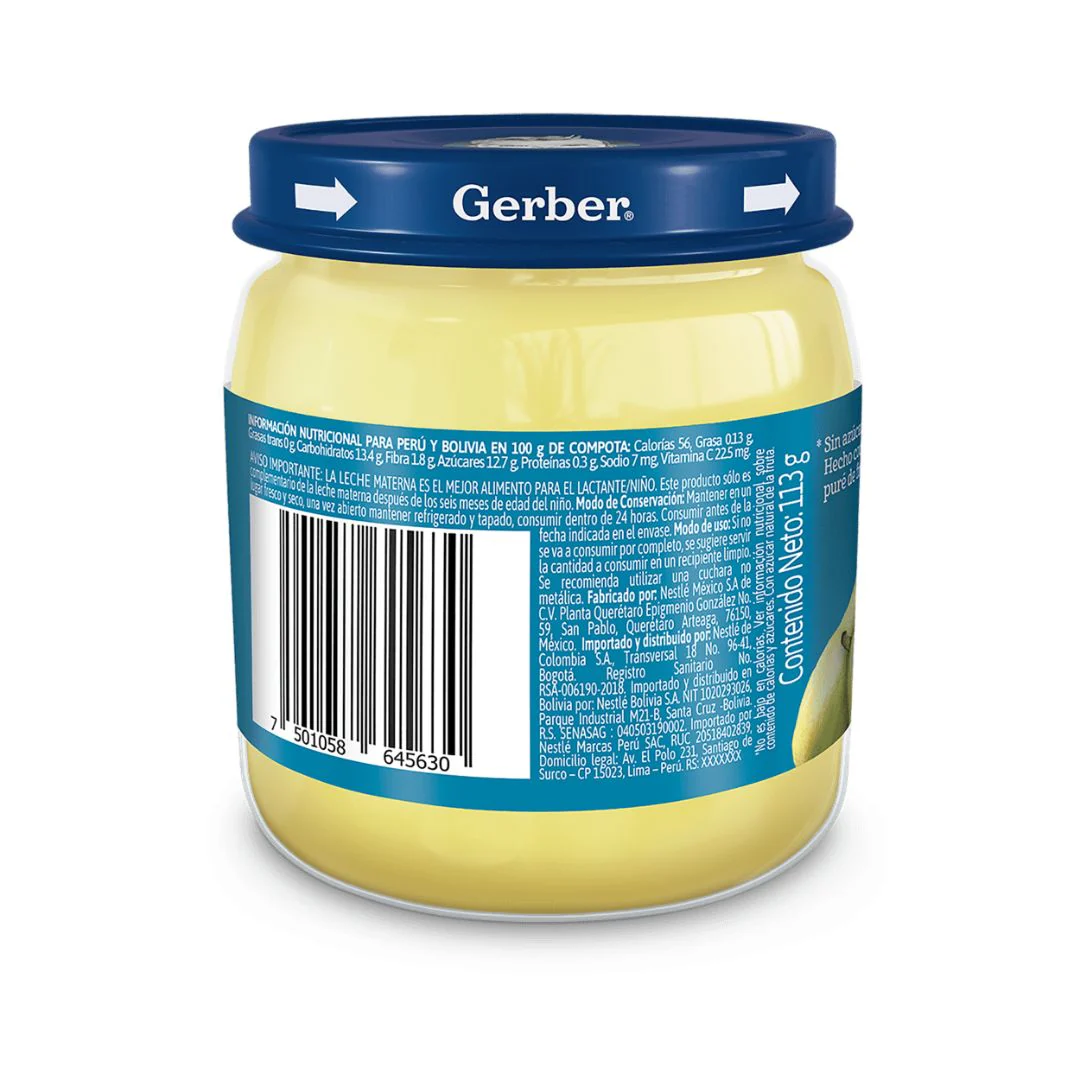 COMPOTA PERA X113GR 5630 GERBER - Image 2