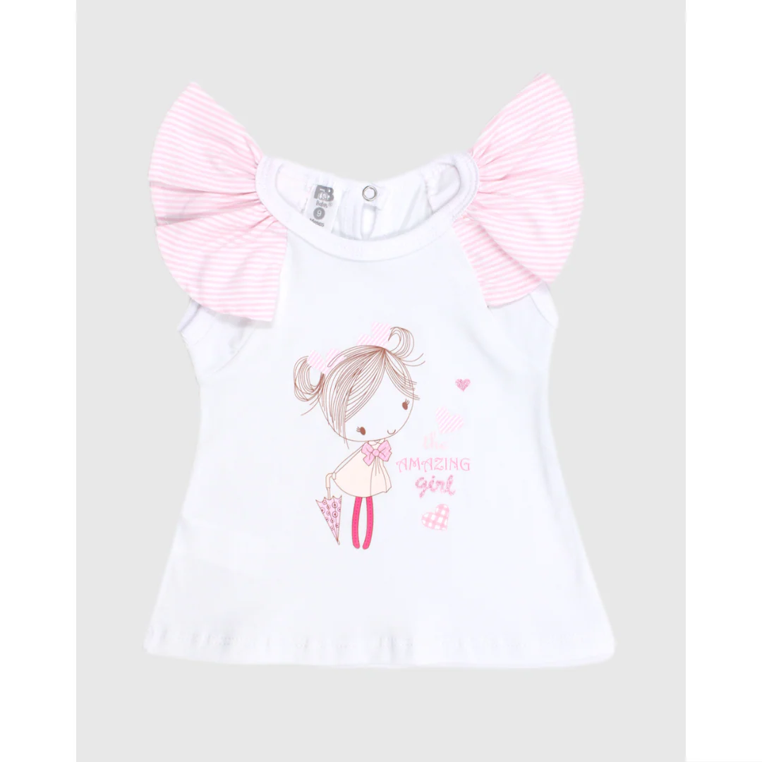 CONJUNTO SHORT BEBE NIÑA 50010 FOR BABY - Image 5