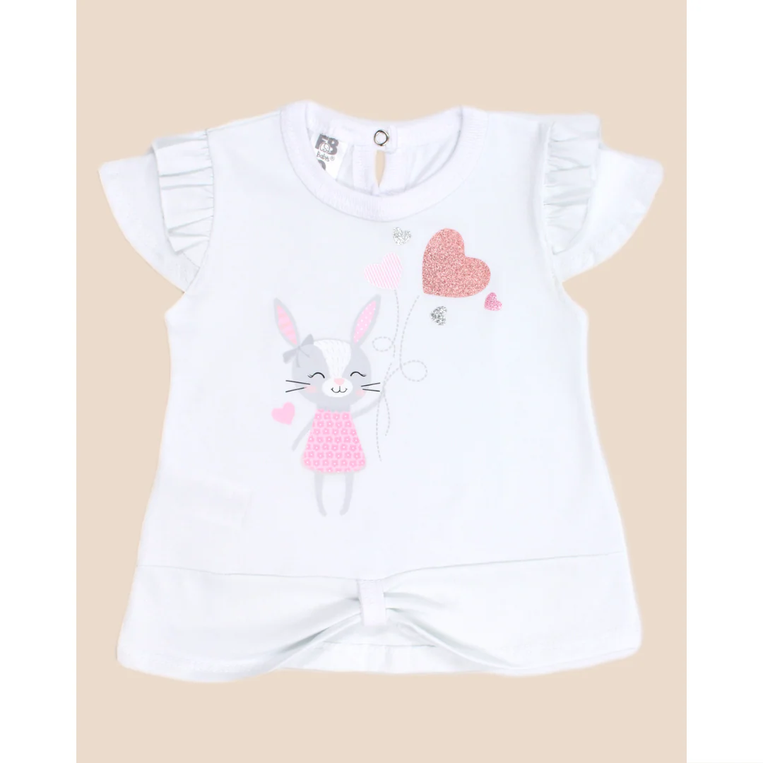 CONJUNTO SHORT BEBE NIÑA 50014 FOR BABY - Image 2