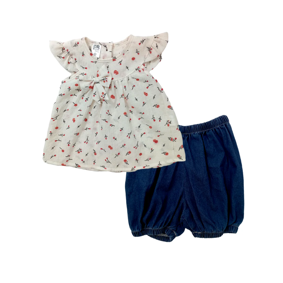 Conjunto Short Niña 10306 For Baby - Image 4