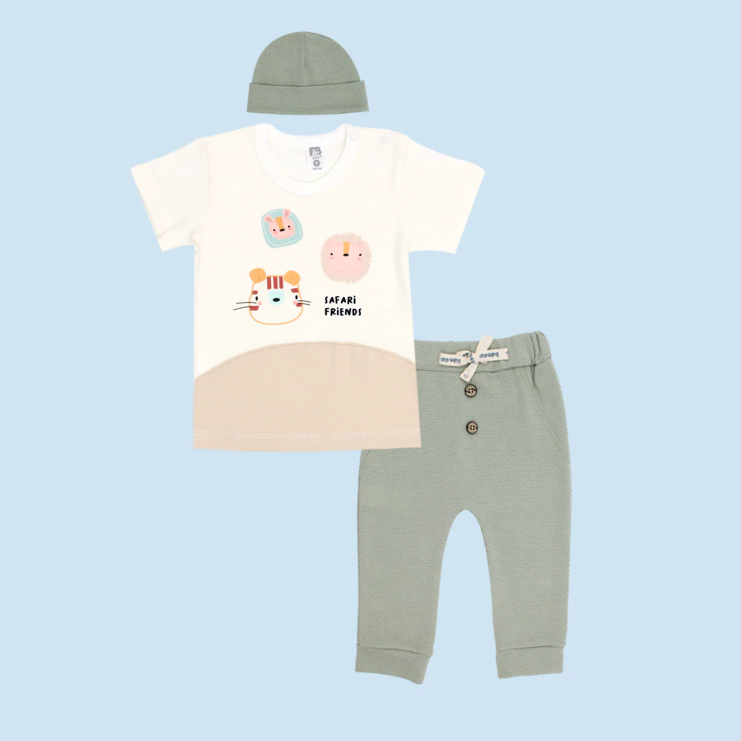 CONJUNTO X3 PZS BEBE NIÑO 10814 FOR BABY - Image 6