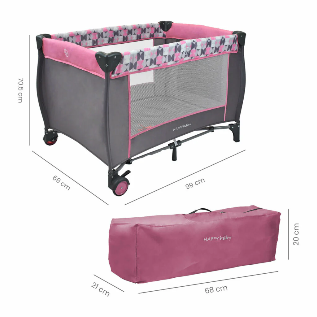 CORRAL ESTÁNDAR NIZA HAPPY BABY - ROSADO - Image 7
