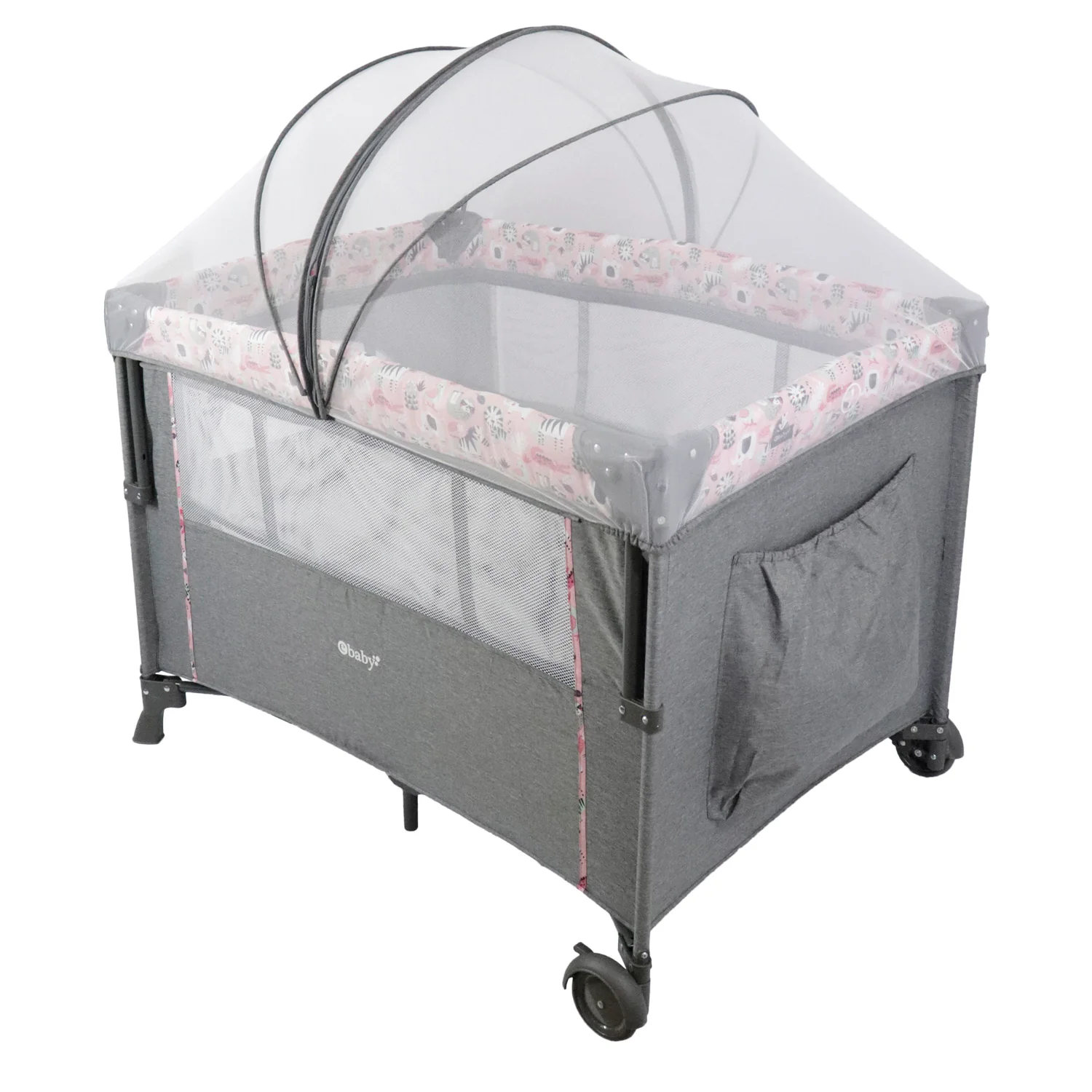 Cuna Corral Colecho Nala Eb751 Ebaby Rosado
