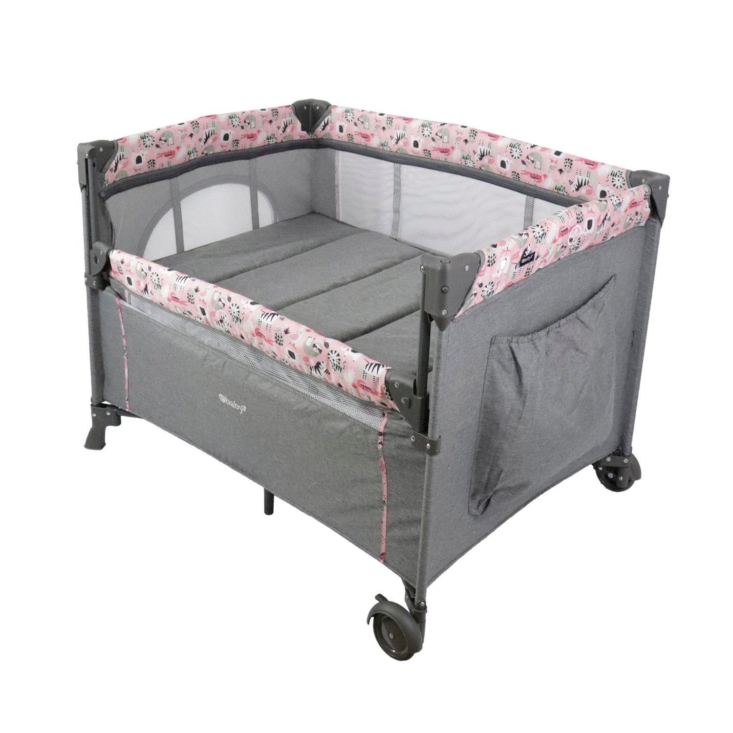 Cuna Corral Colecho Nala Eb751 Ebaby Rosado - Image 2