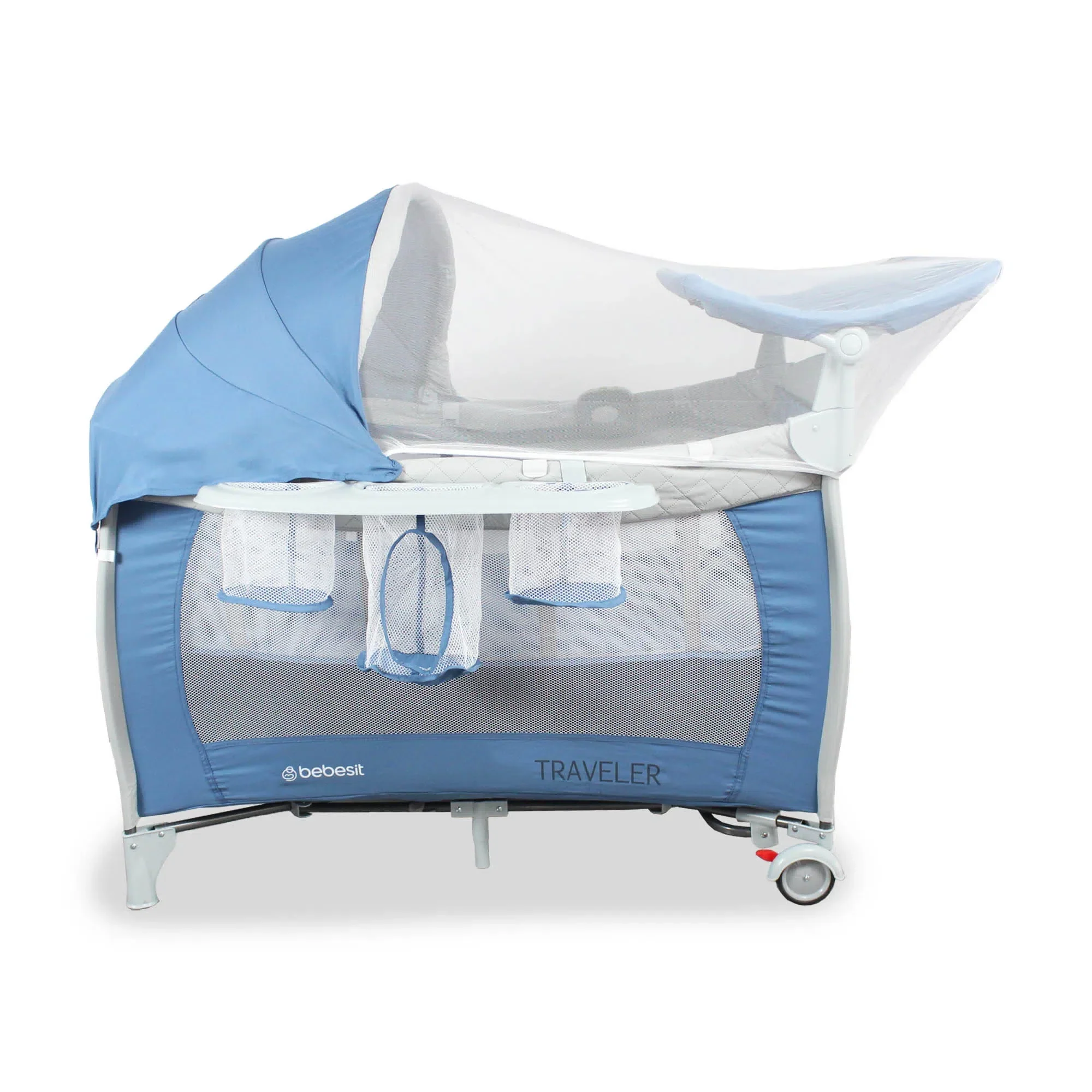 CUNA CORRAL TRAVELLER PLUSS 6044 BEBESIT AZUL- - Image 3