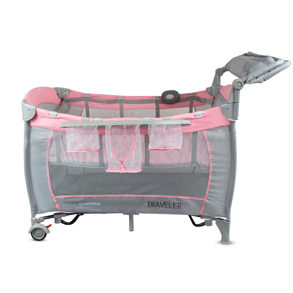 CUNA CORRAL TRAVELLER 6044 BEBESIT ROSADO- - Image 6