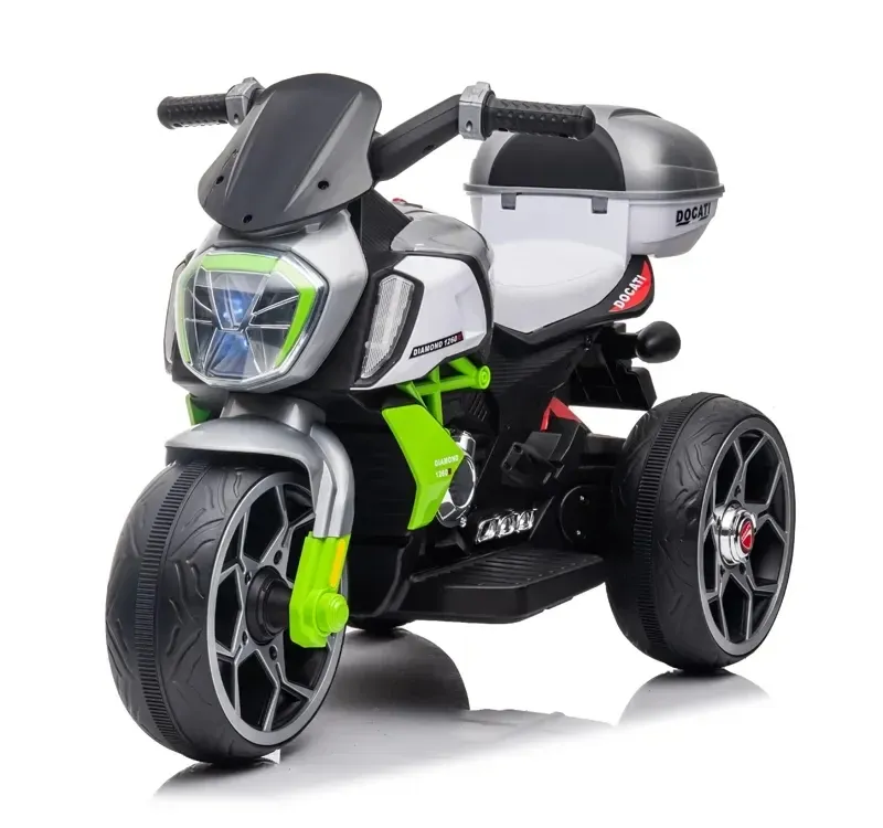 MOTO ELECTRICA INFANTIL !VELOCIDAD Y DIVERSIÓN A TODA MARCHA! J-MB6189 MUNBE GRIS