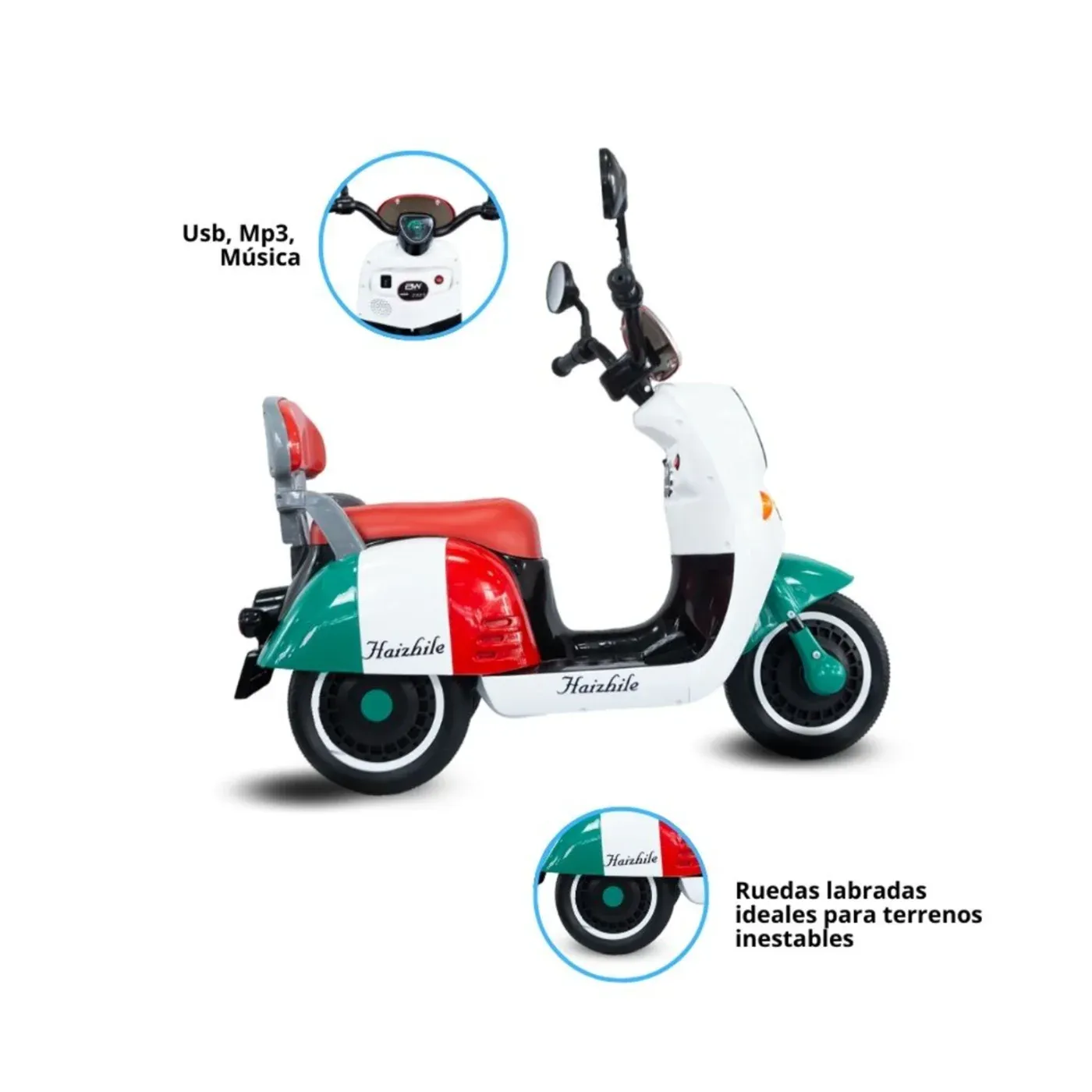 MOTO NEW VESPA MARTINA GREEN 6V EM1600BG PRINSEL - Image 6